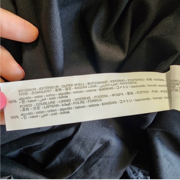 Zara Black Voluminous Bubble Mini Dress Event Evening Cocktail Wedding Guest - Picture 8 of 10